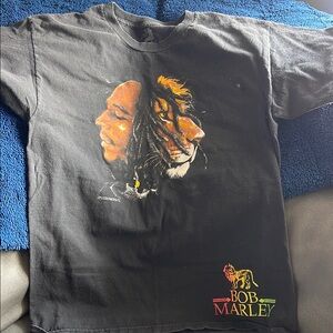 Bob Marley Black Graphic T-Shirt